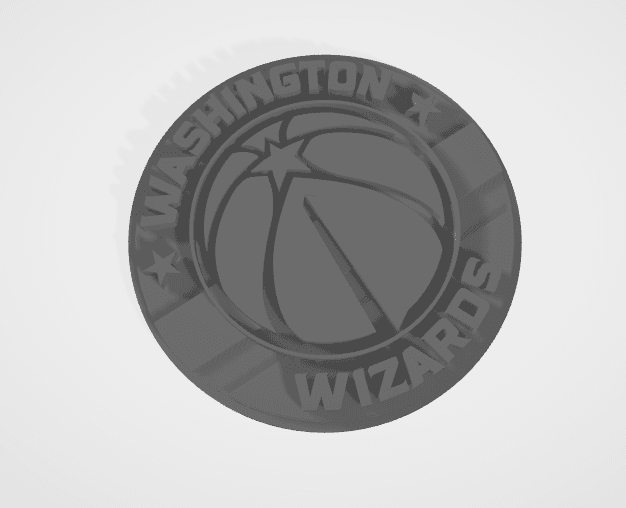 Wizards logo 3d model