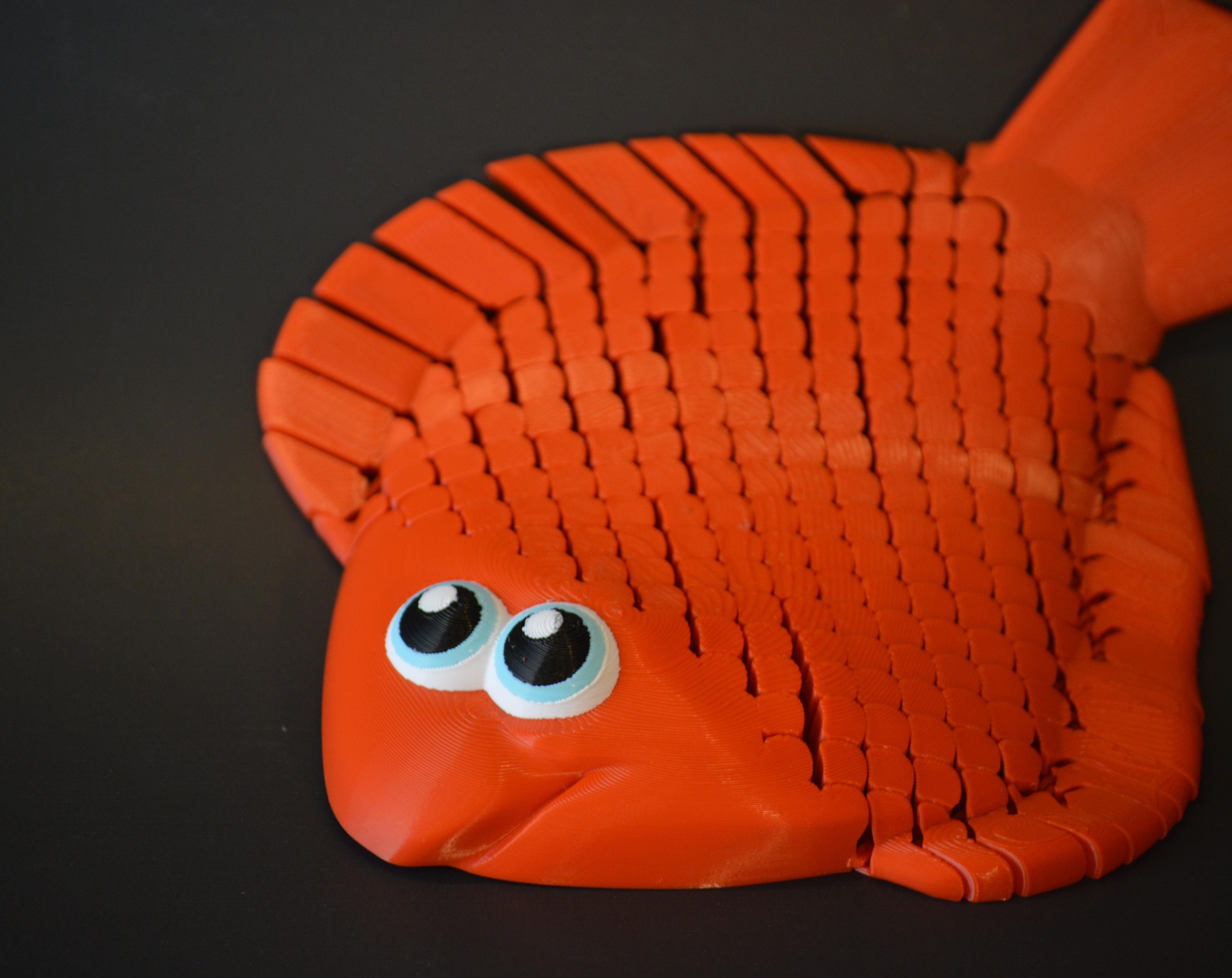 Floppy Flounder - Articulating Fish 3d model