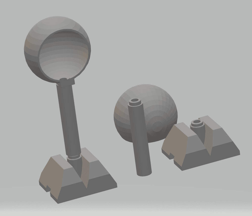 FHW: Helmet Stand 3d model