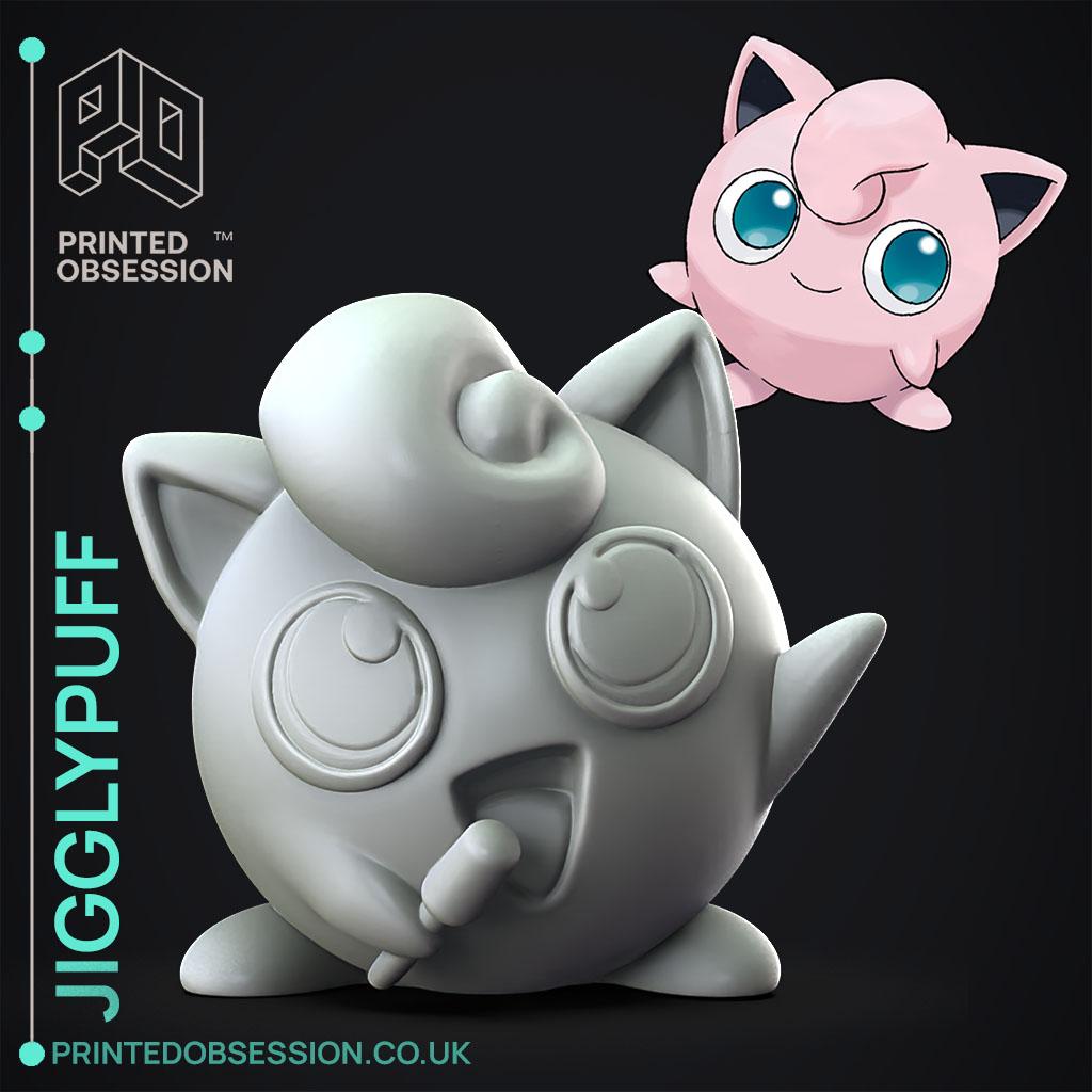 Jigglypuff - Pokemon - Fan Art 3d model