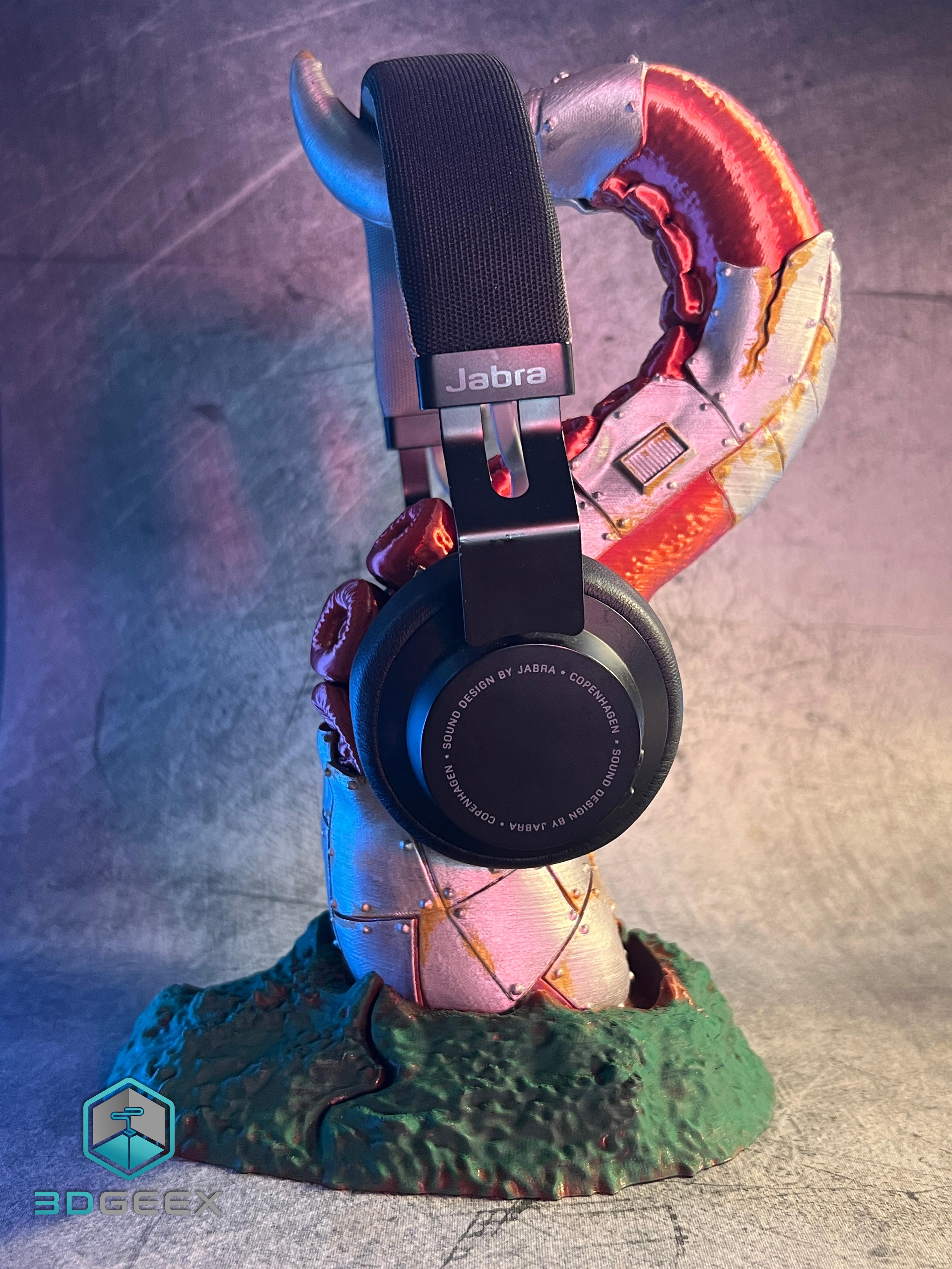 The Iron Tentacle - Headphones Holder 3d model