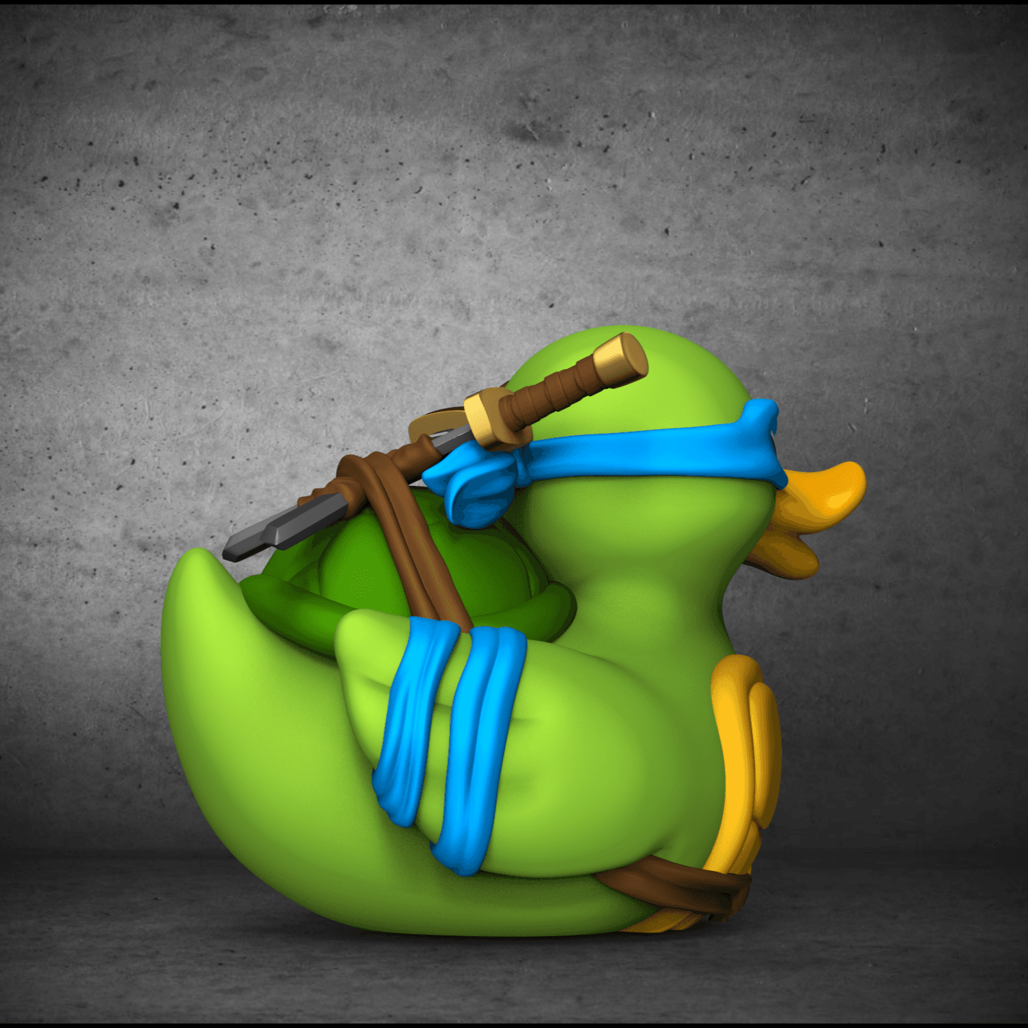 Leonardo -TMNT Rubber Duckie  3d model