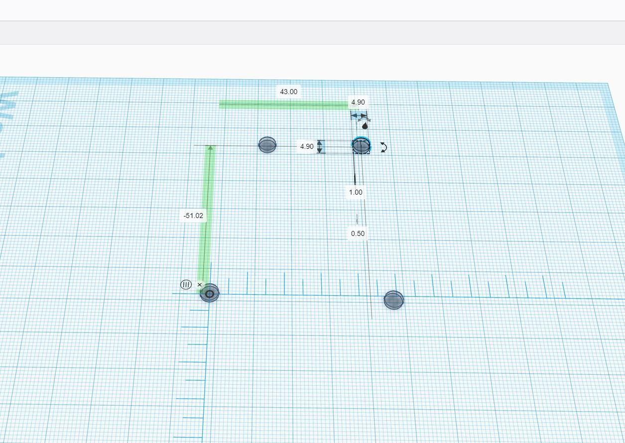 Esp32 Expansion Board Mounting Dimensions 3d model