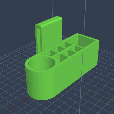 Belt tool holder 3d model