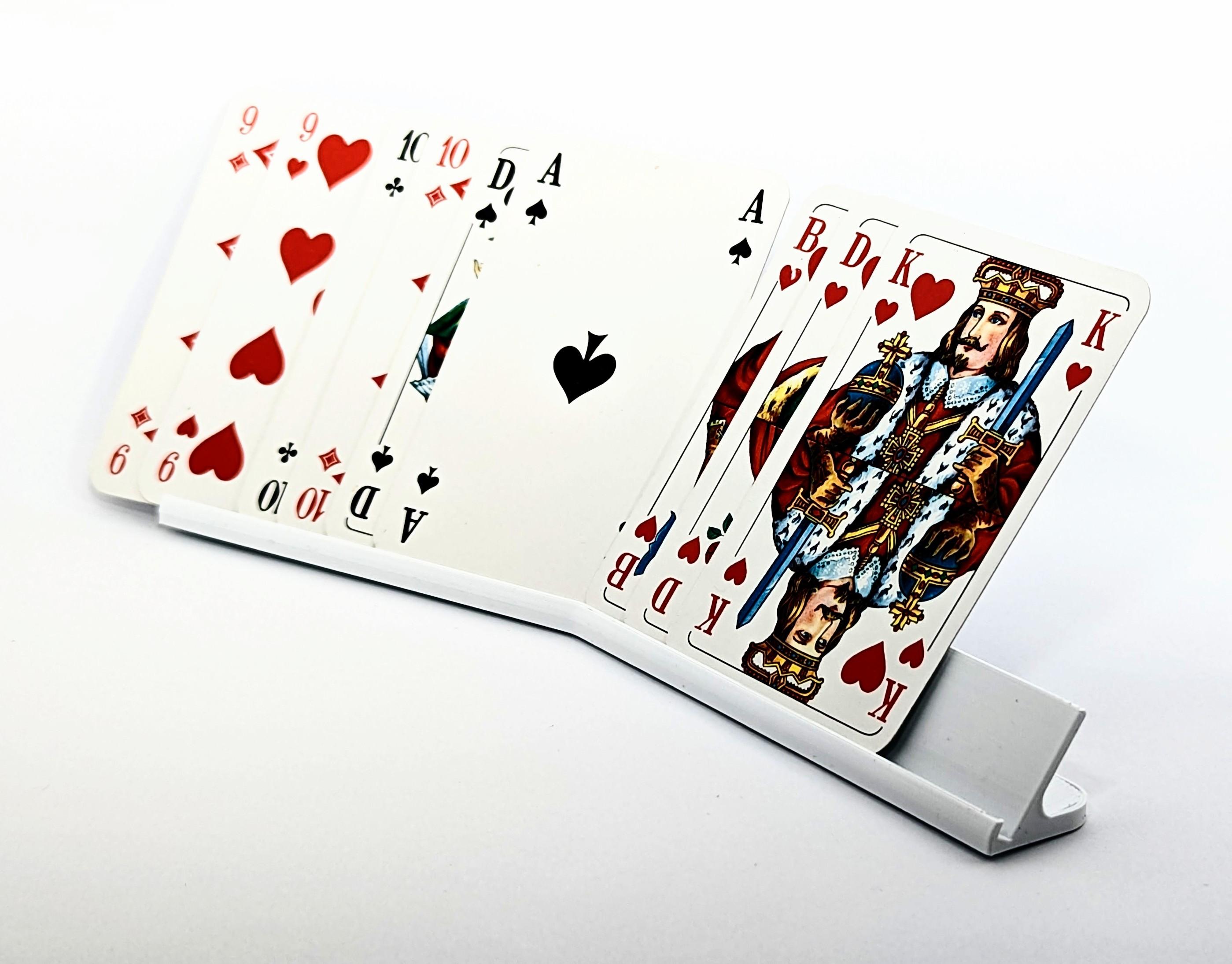 Playing Cards Stand in 3 Variants 3d model