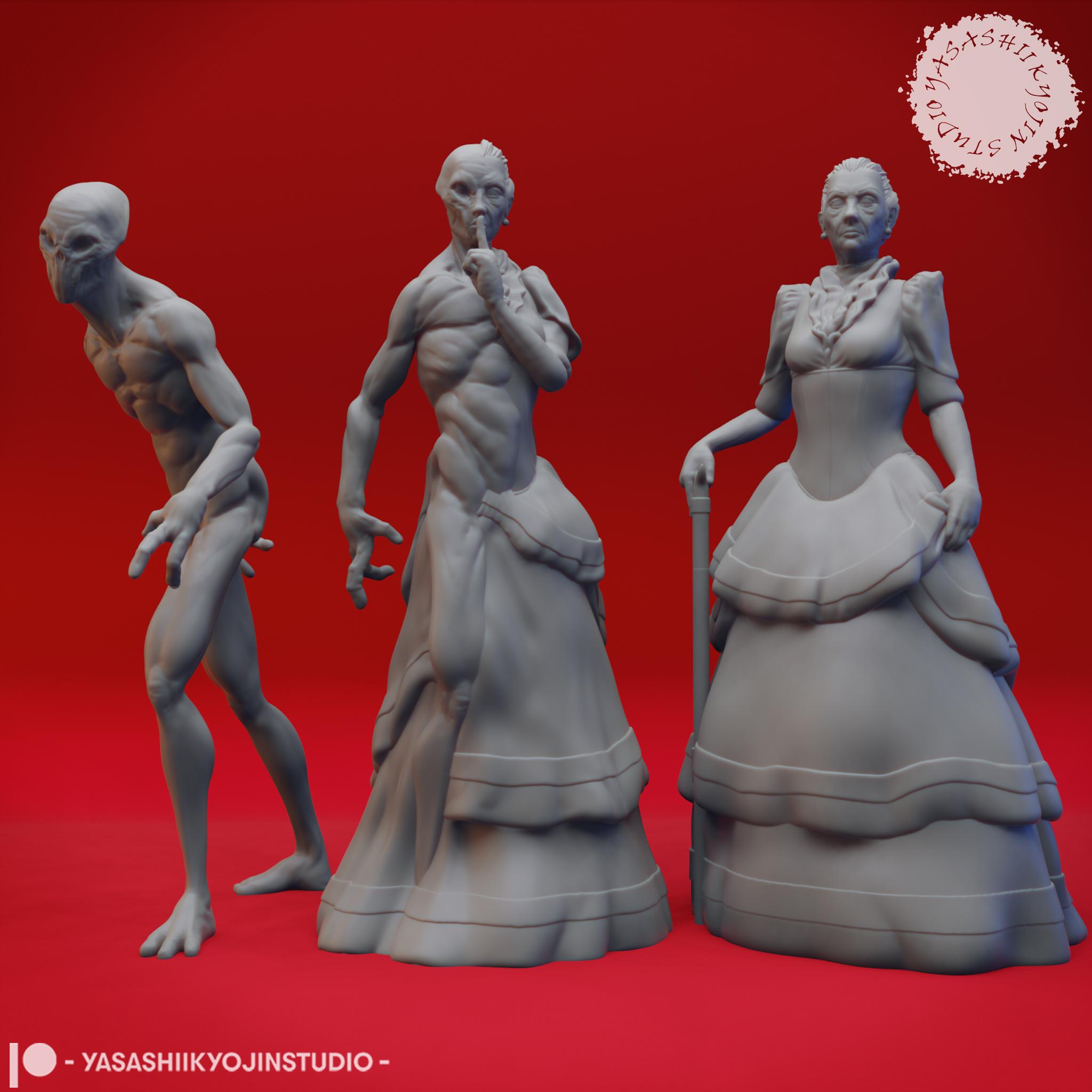 Doppelganger Transformation Bundle - Tabletop Miniature (Pre-Supported) 3d model