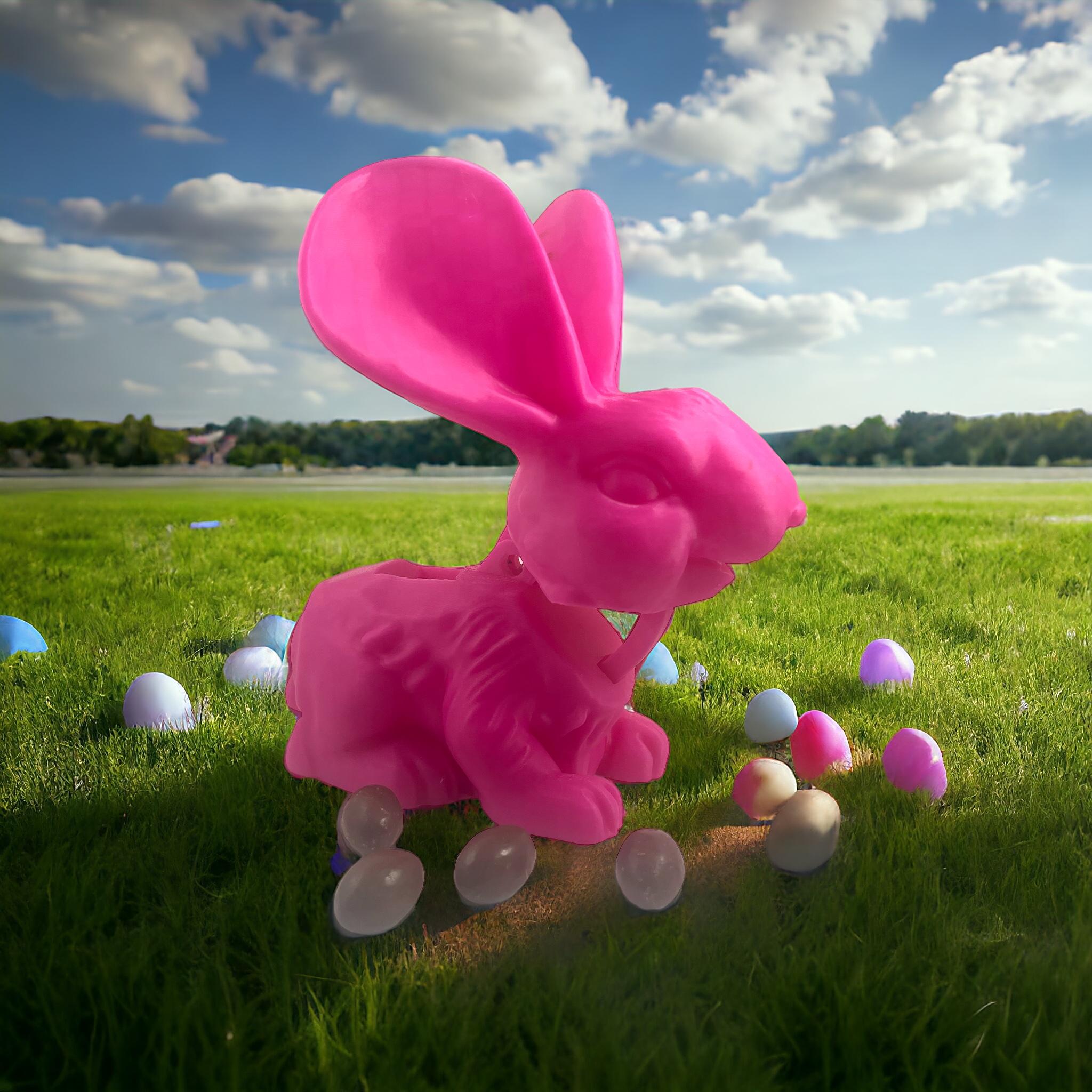 Easter Bunny eggs dispenser 3d model