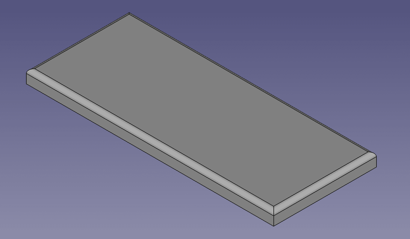 Keychron Q11 Wrist Rest (V1) 3d model