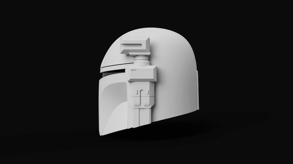 Mandalorian Concept with Heavy Ears 3d model