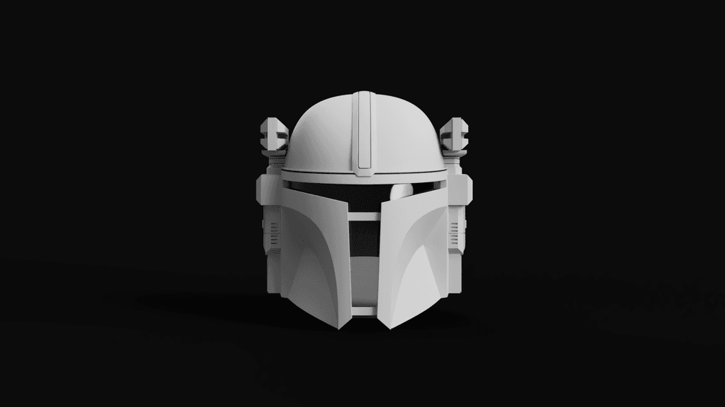 Mandalorian Concept with Heavy Ears 3d model