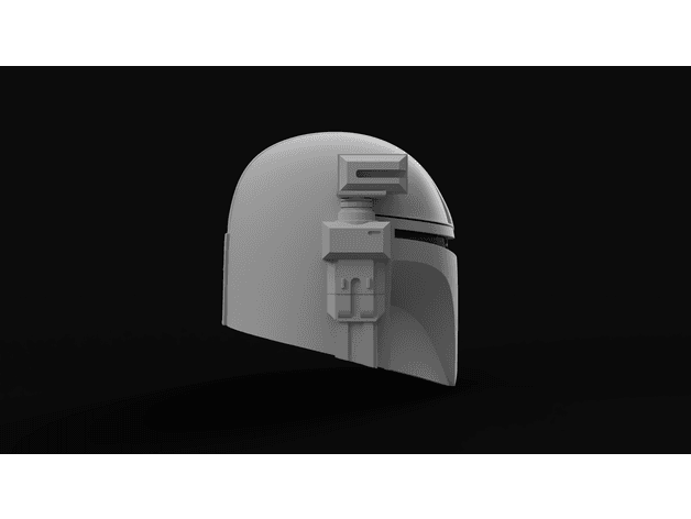 Mandalorian Concept with Heavy Ears 3d model