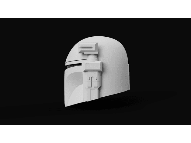 Mandalorian Concept with Heavy Ears 3d model