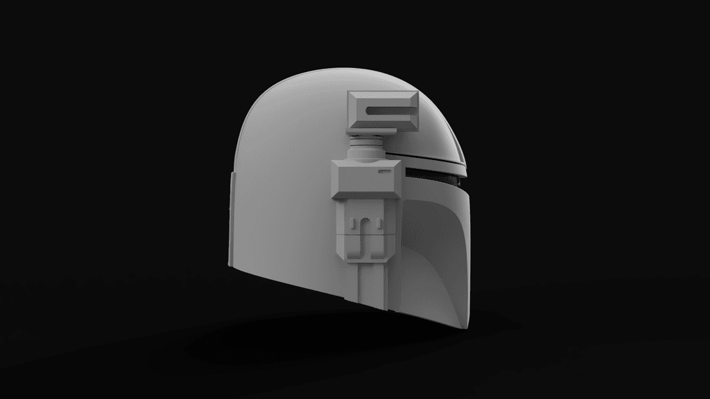 Mandalorian Concept with Heavy Ears 3d model