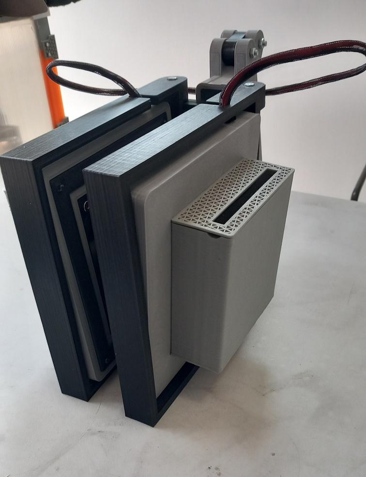 Modular Filter Box for 120mm fan - laser engraver, soldering etc. 3d model