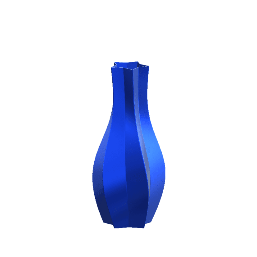 Star vase 3d model