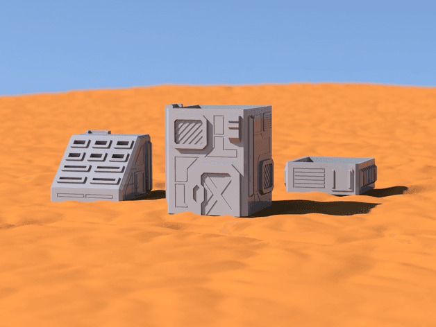 MARS - Desk Organizer Collection 3d model