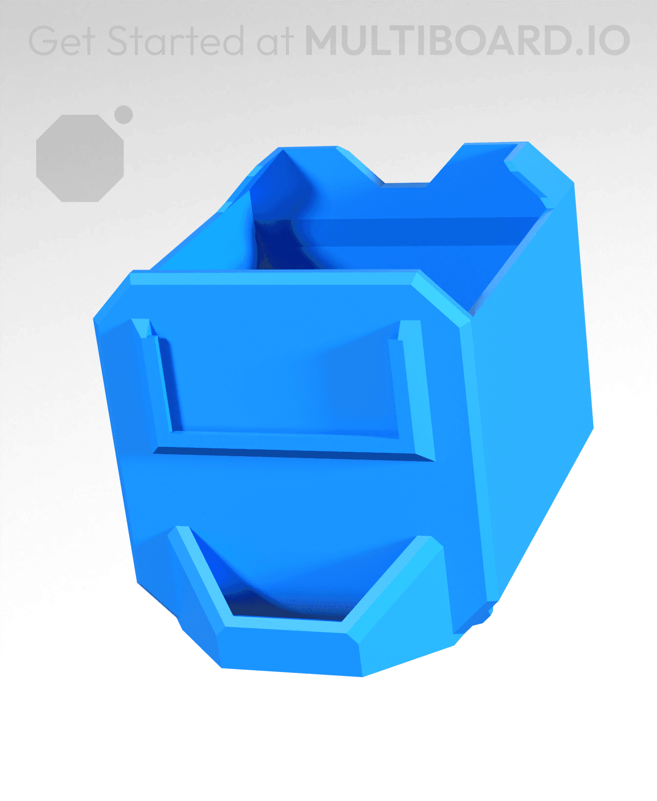 1x1x1-Deep - Multibin Simple Drawer 3d model