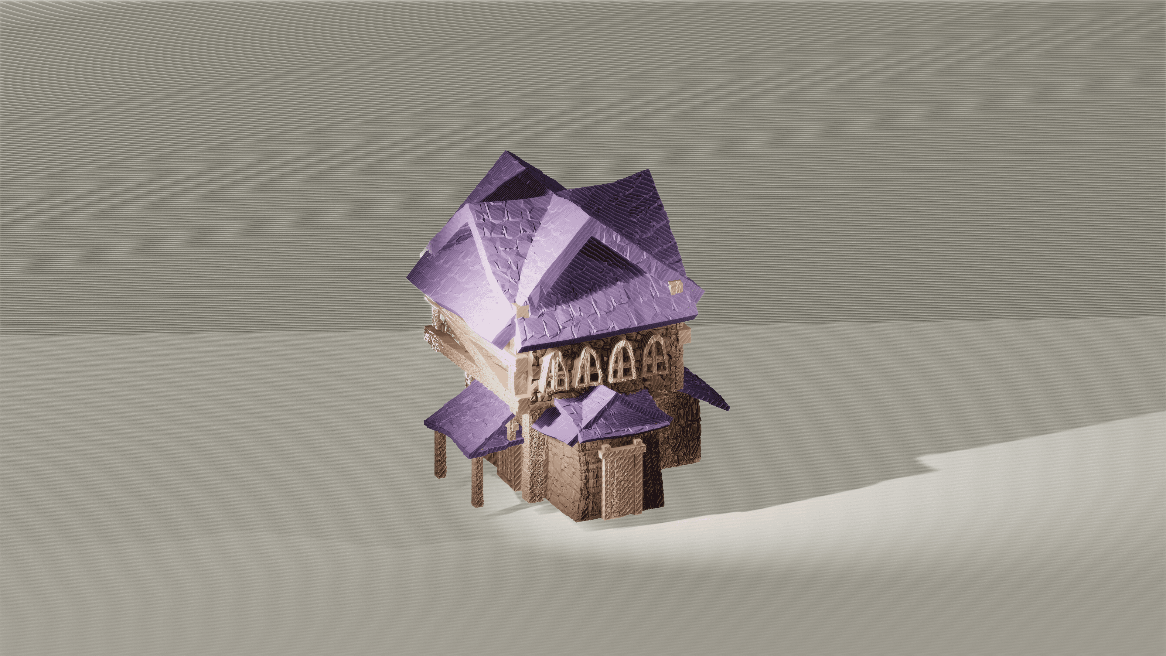 Fantasy Building 3d model