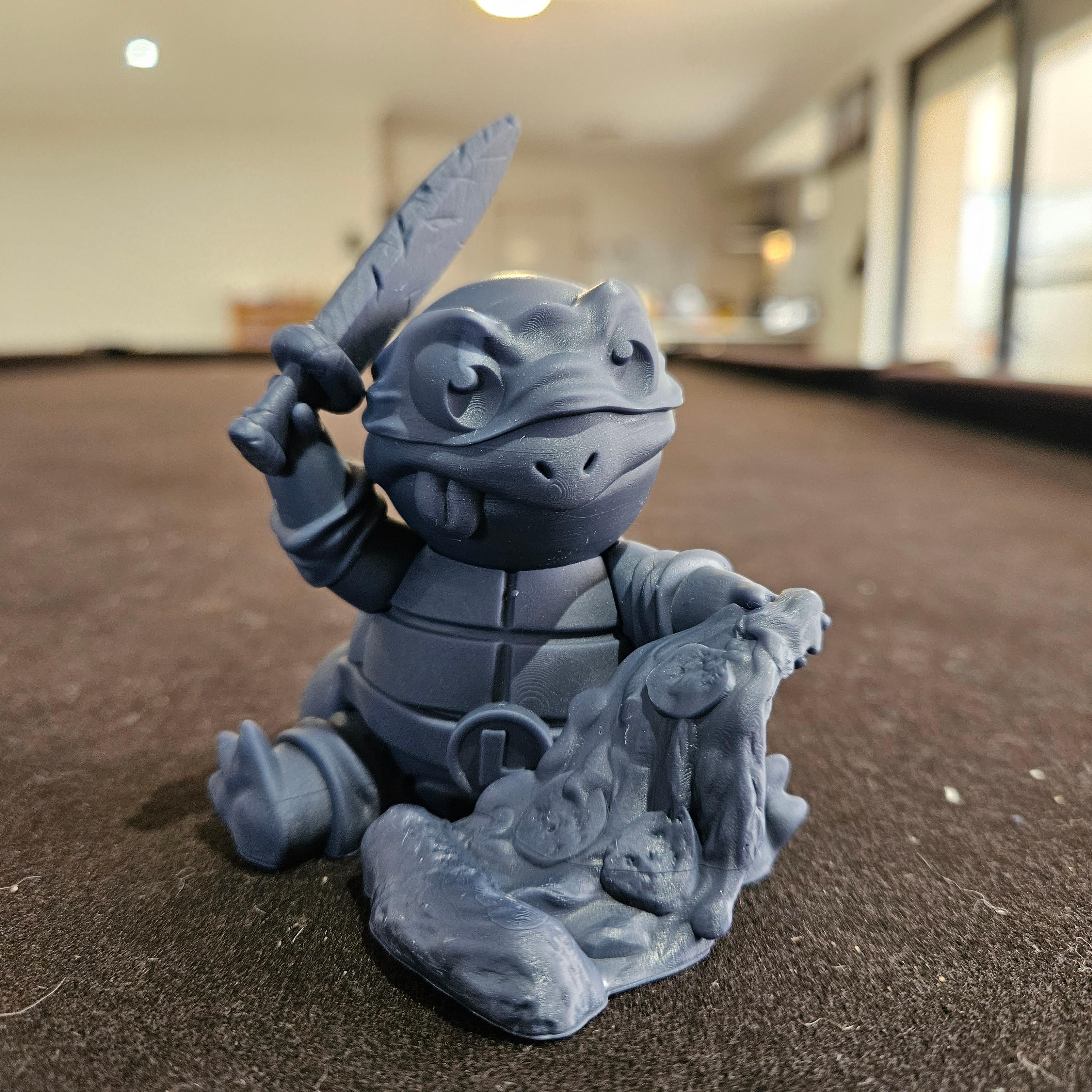 Ninja Squirtle - Leo 3d model