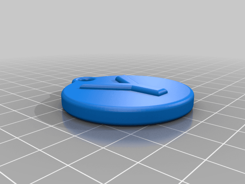 A-Z Initial Keychains 3d model