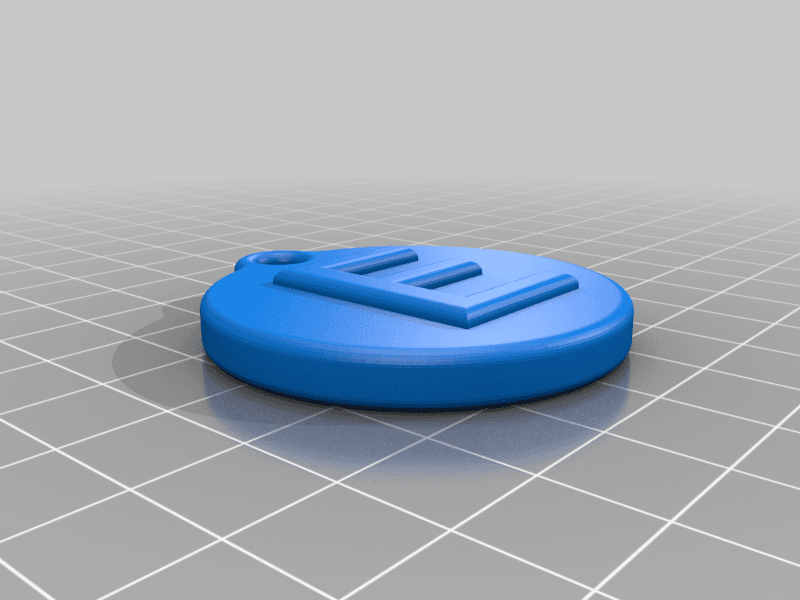 A-Z Initial Keychains 3d model