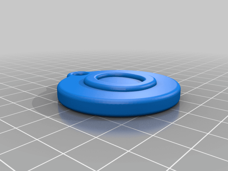 A-Z Initial Keychains 3d model