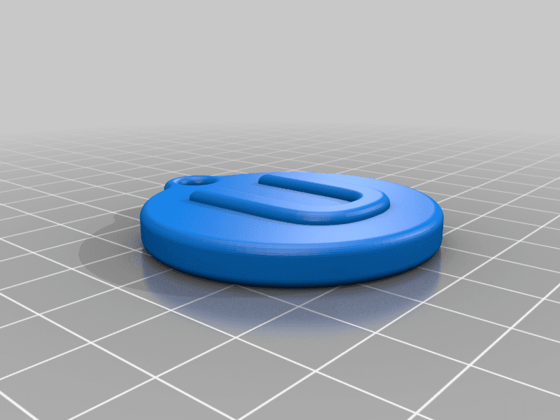 A-Z Initial Keychains 3d model