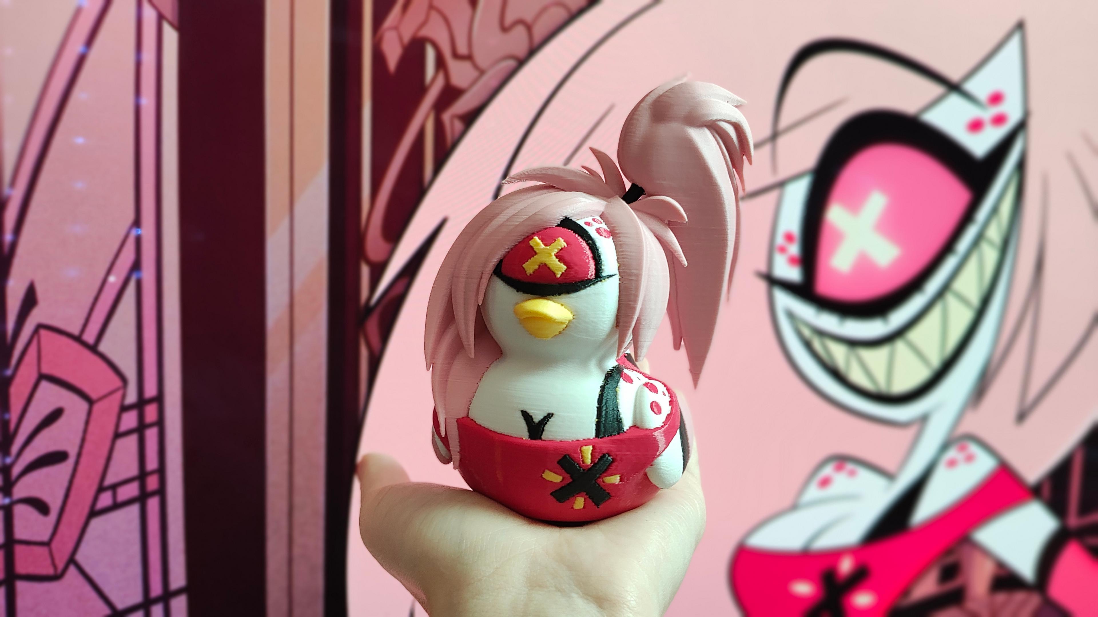 Cherri Duckie - Hazbin Hotel Rubber Duck 3d model