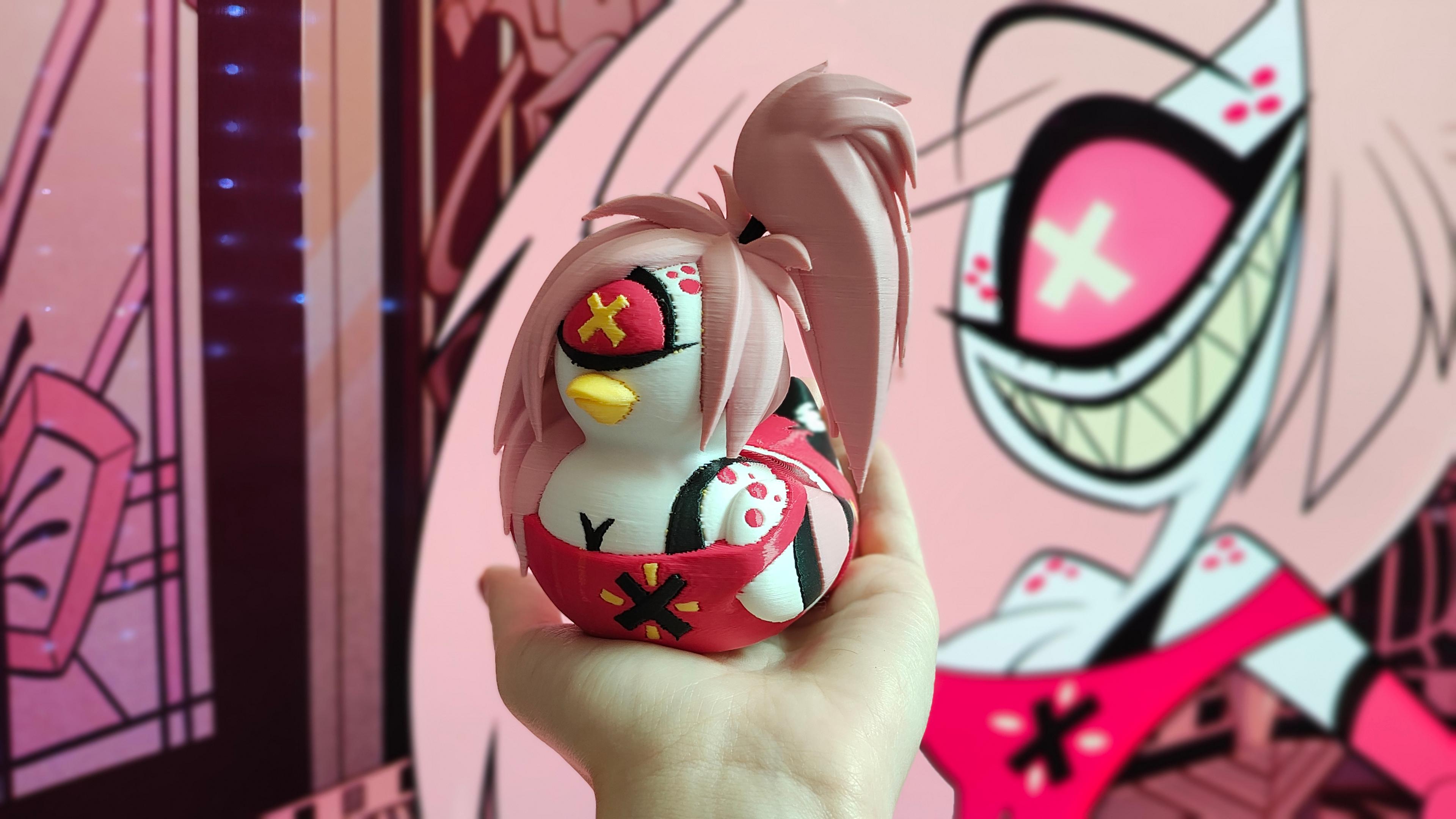 Cherri Duckie - Hazbin Hotel Rubber Duck 3d model