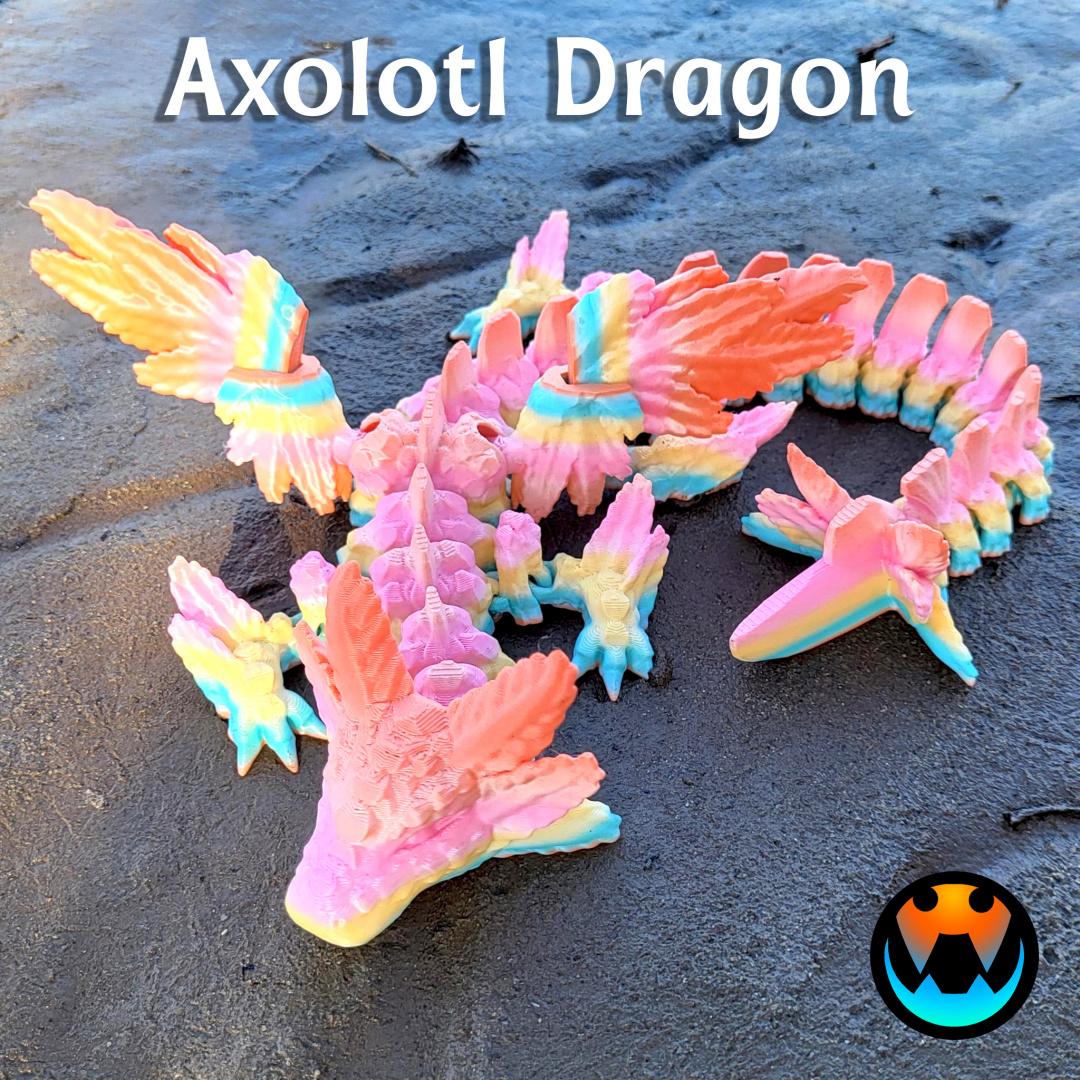 Axolotl Dragon 3d model