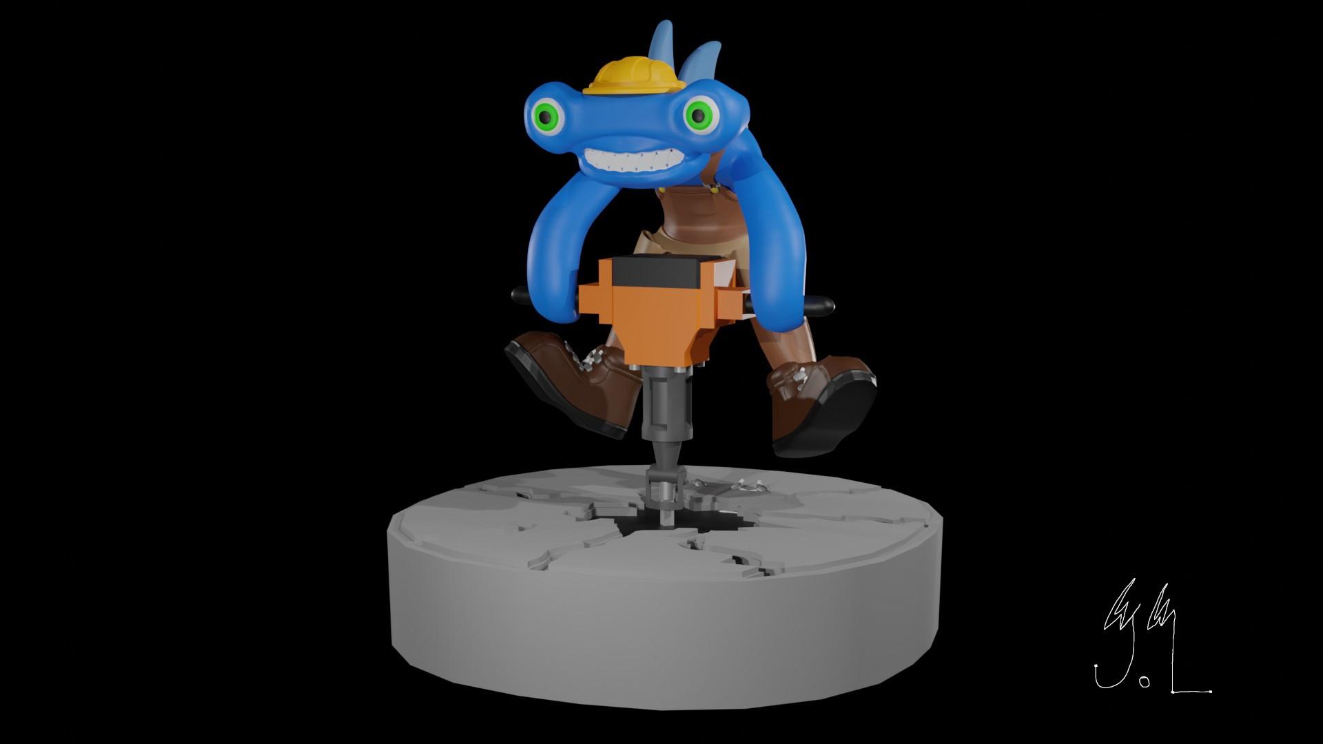 Handy Hammerhead Sharkhammer 3d model