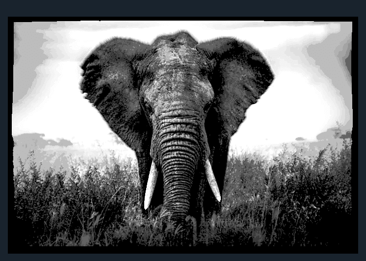 Hueforge - African Elephant.stl 3d model