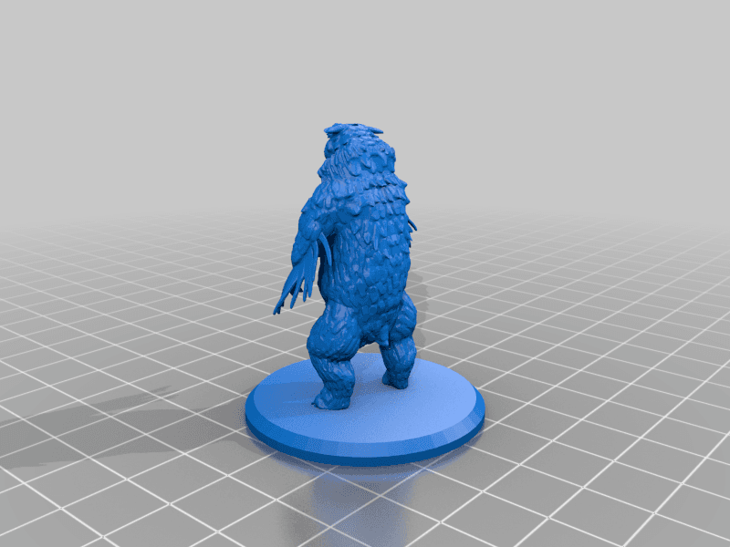 Owlbear through the ages- Pathfinder 2nd Edition  3d model