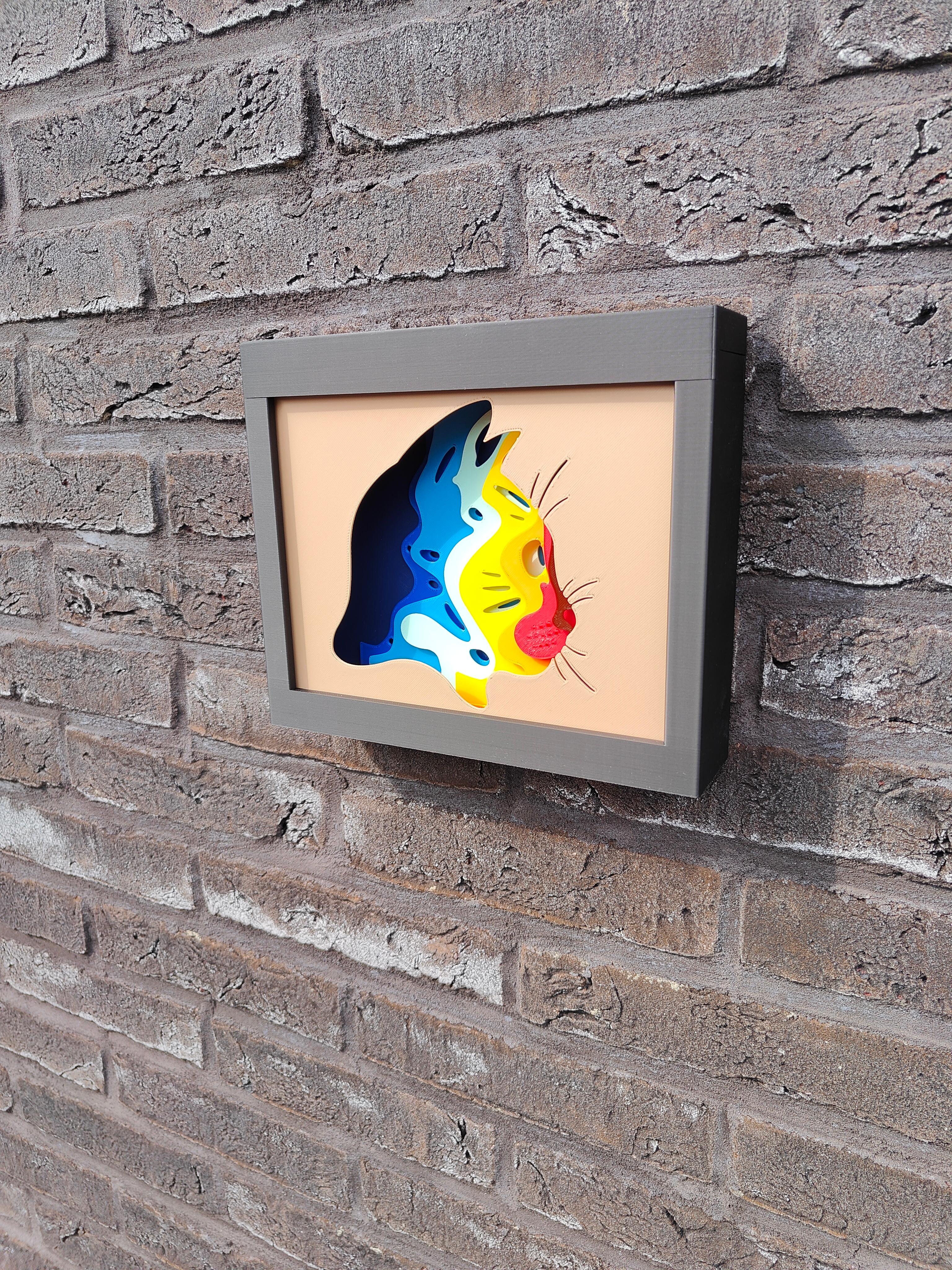 Wall Mountable Shadow Box 3d model