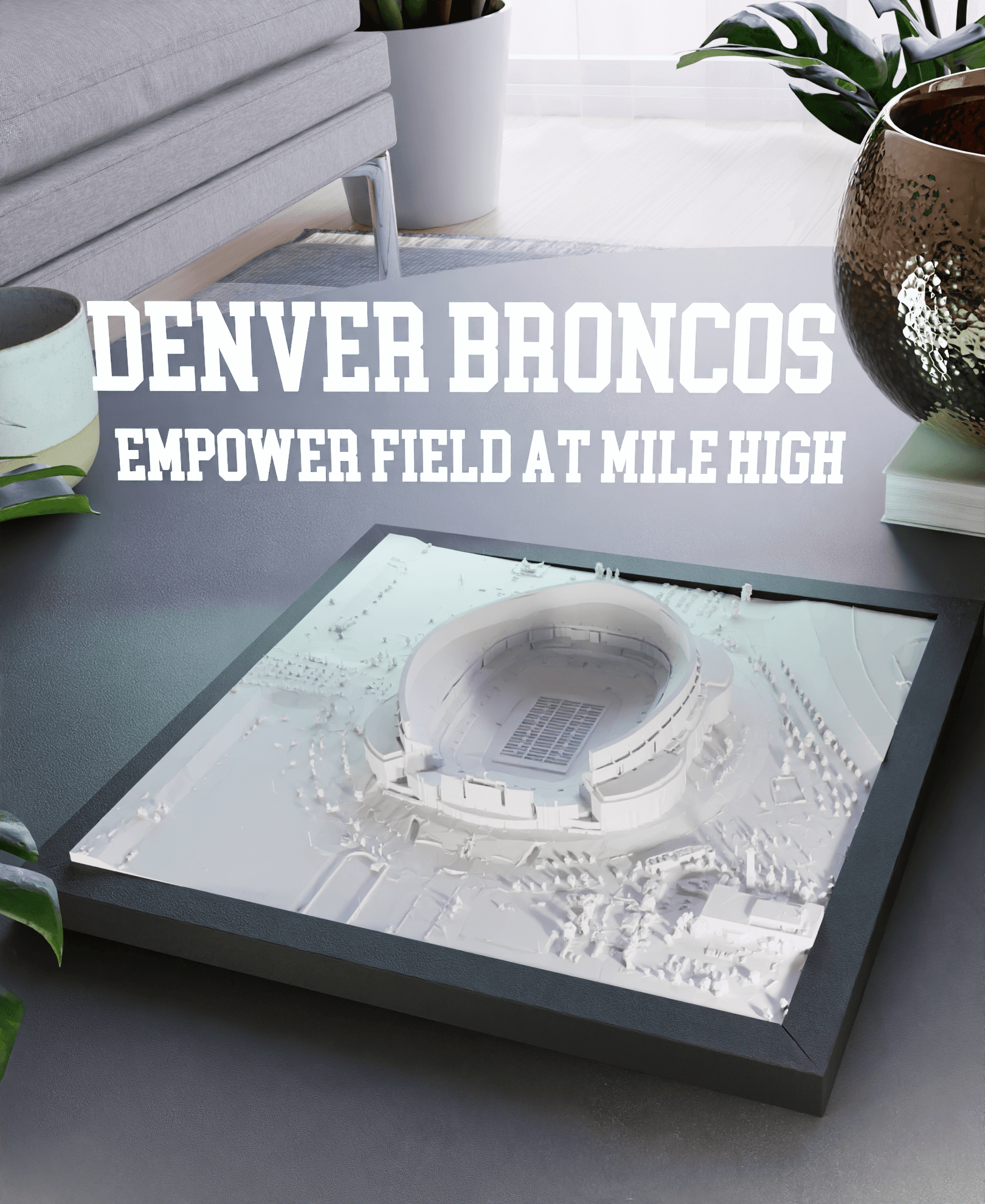 Denver Broncos - Empower Field at Mile High 3d model