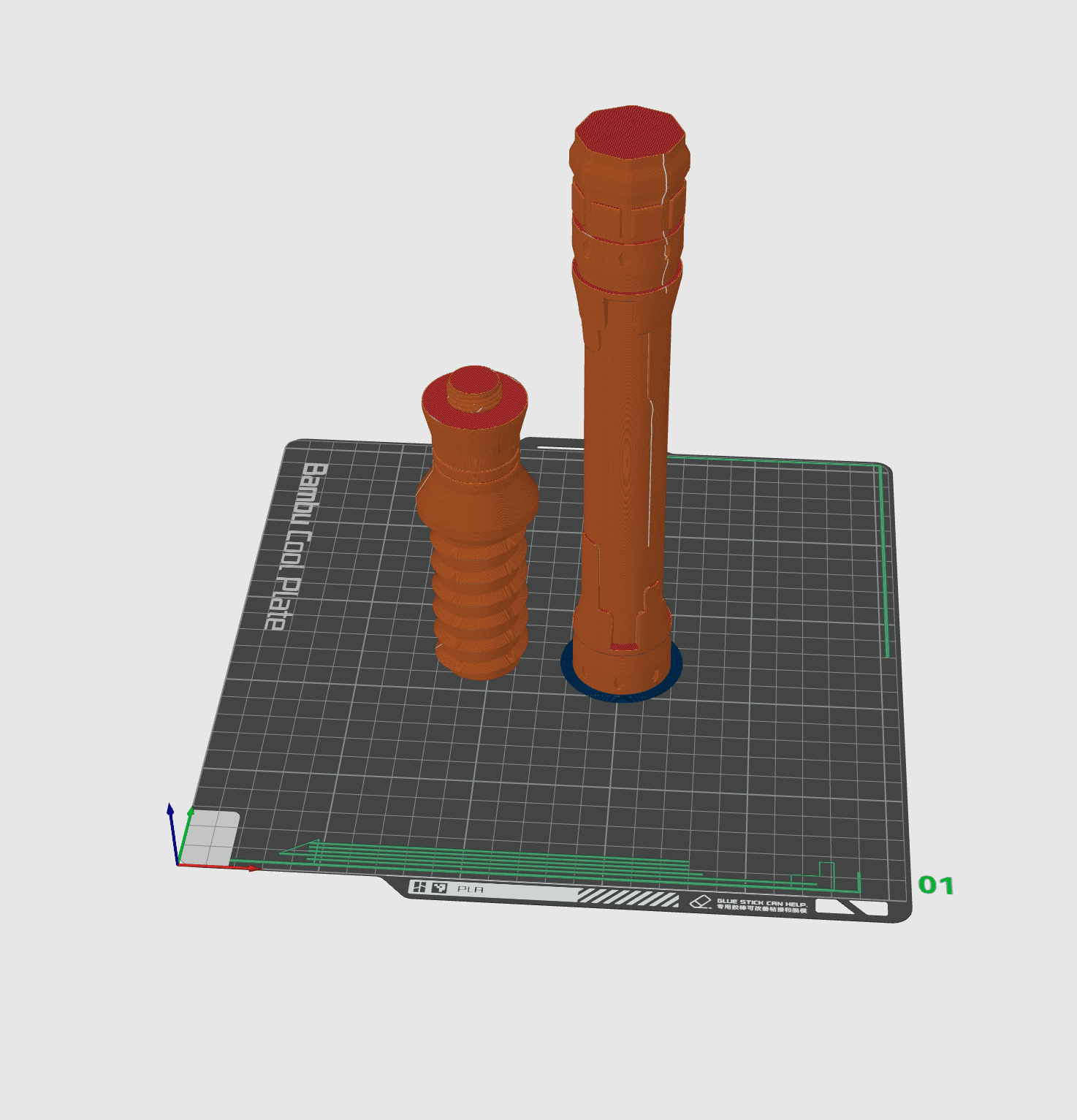 Pool Noodle Lightsaber 4 3d model