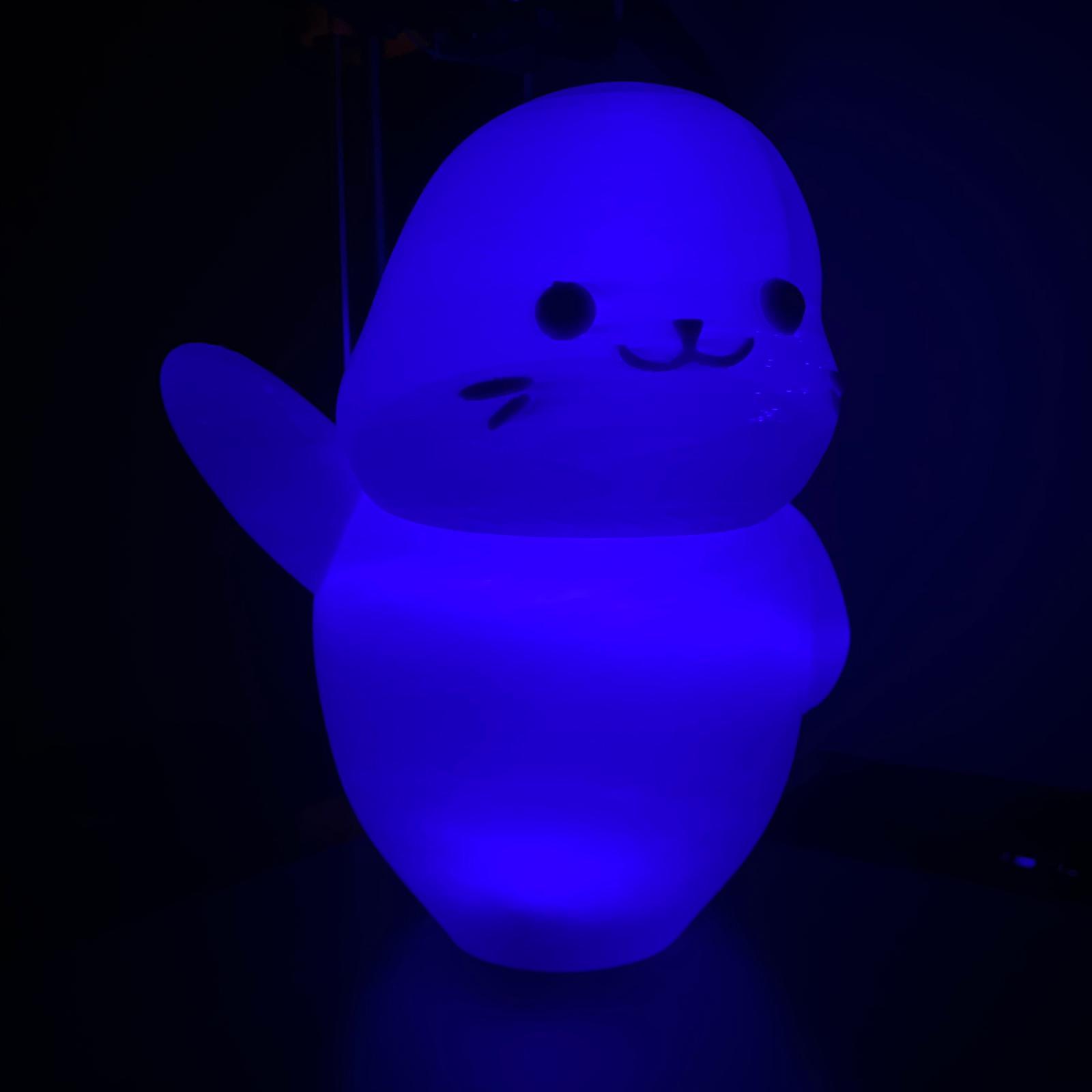 Sappy Seal Hello World Lamp 3d model