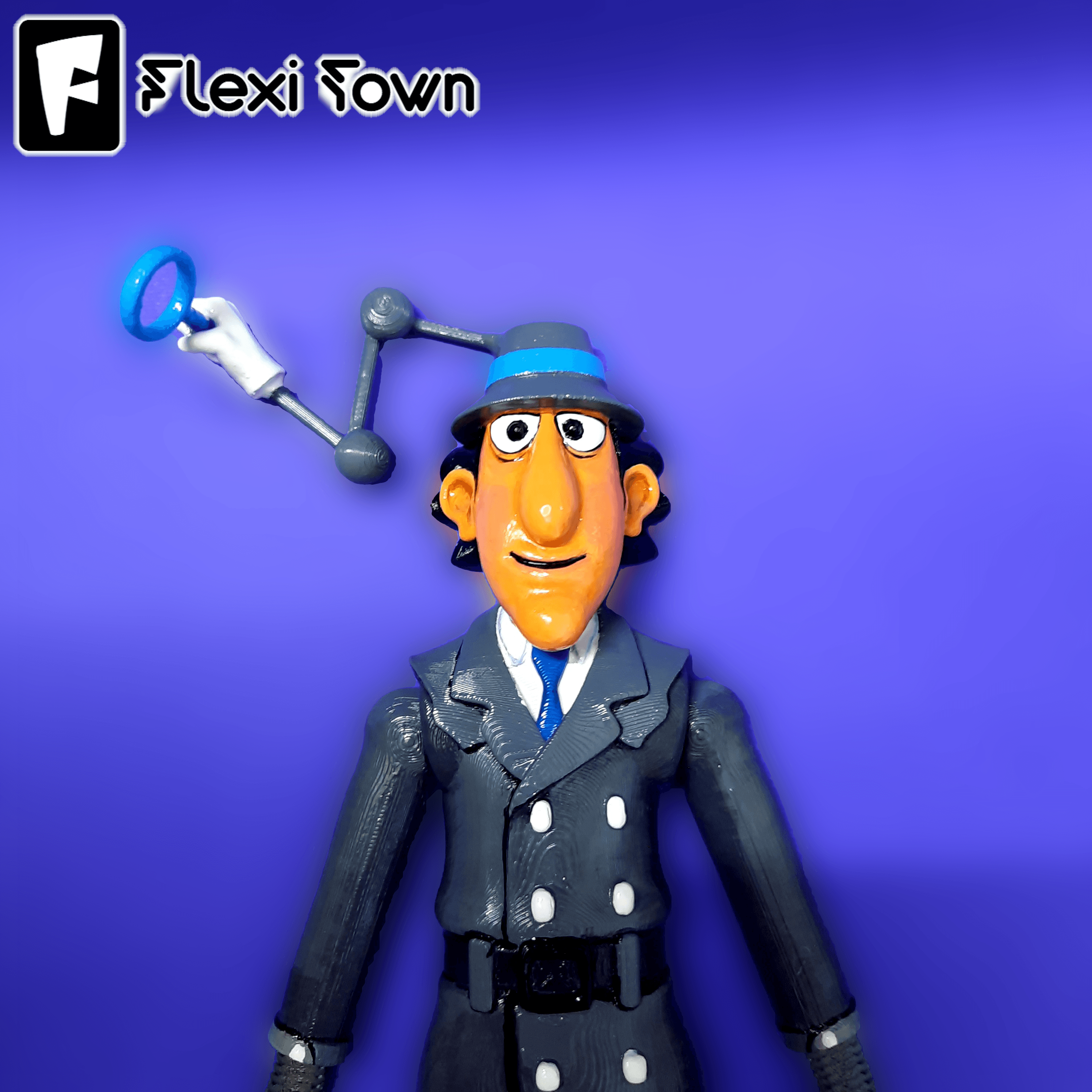 Flexi Print-in-Place Inspector Gadget 3d model