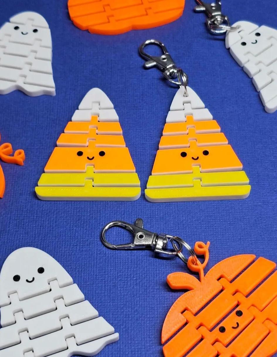 Halloween articulated keychains & fidgets 3d model