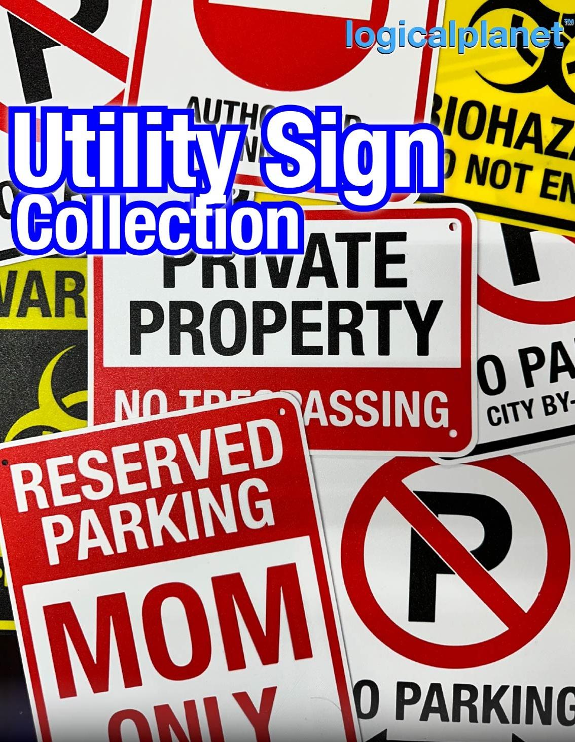 Utility Signs 3d model