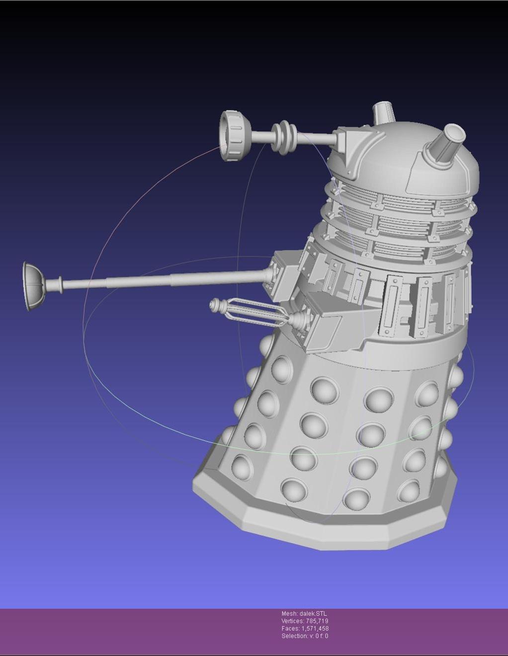 Doctor Who Printable Models 3d model