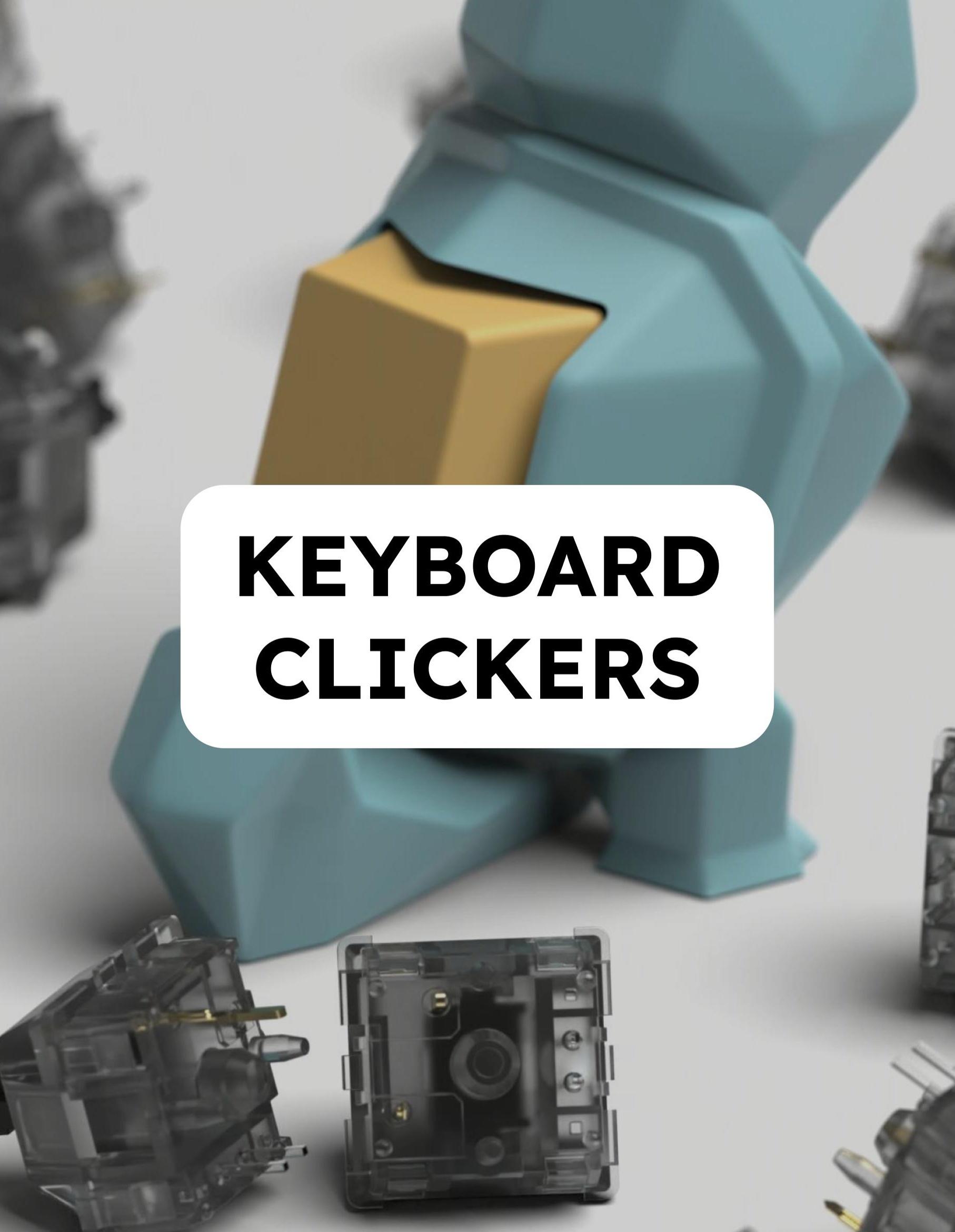 Keyboard clickers 3d model