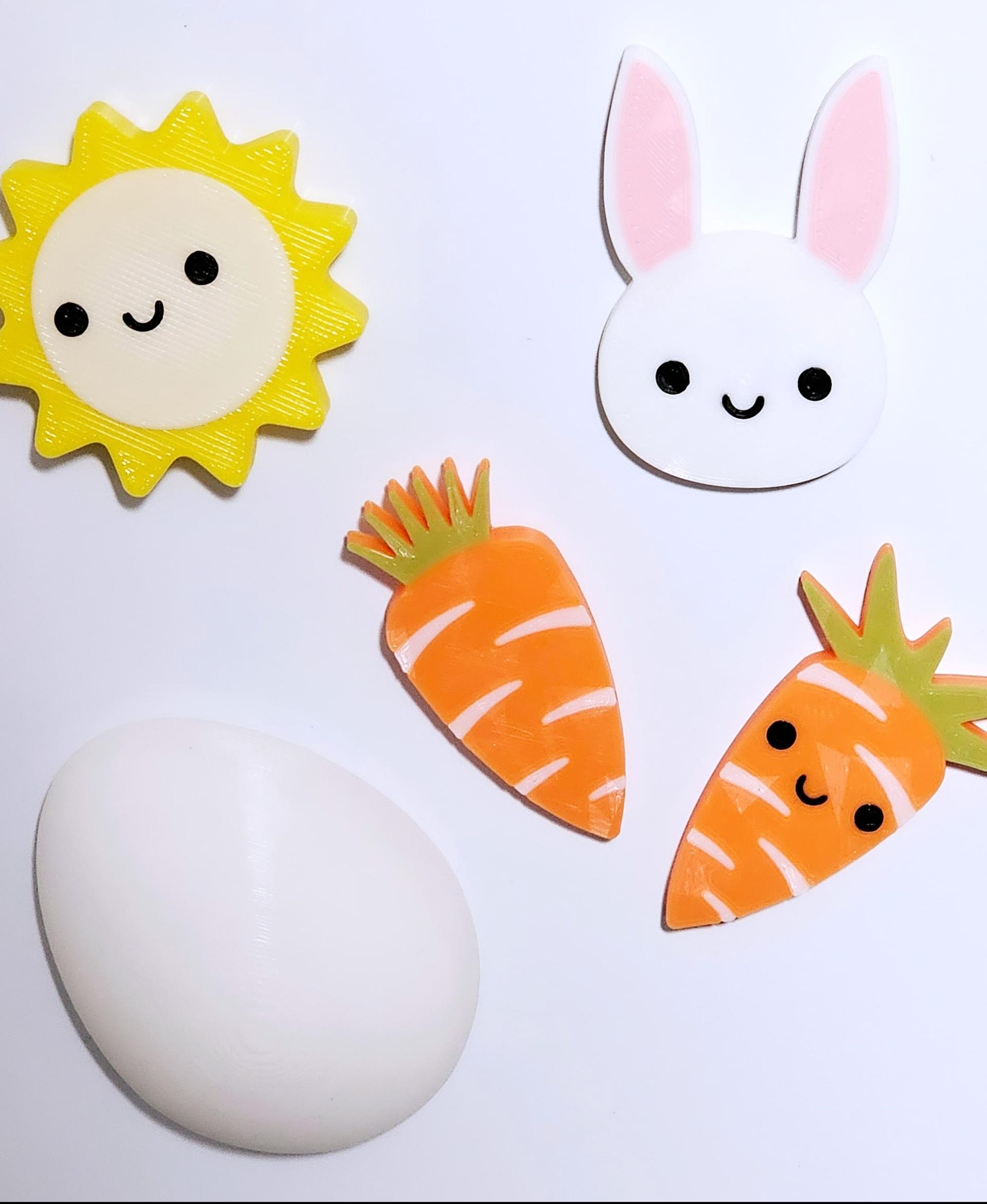 Easter Magnets 3d model