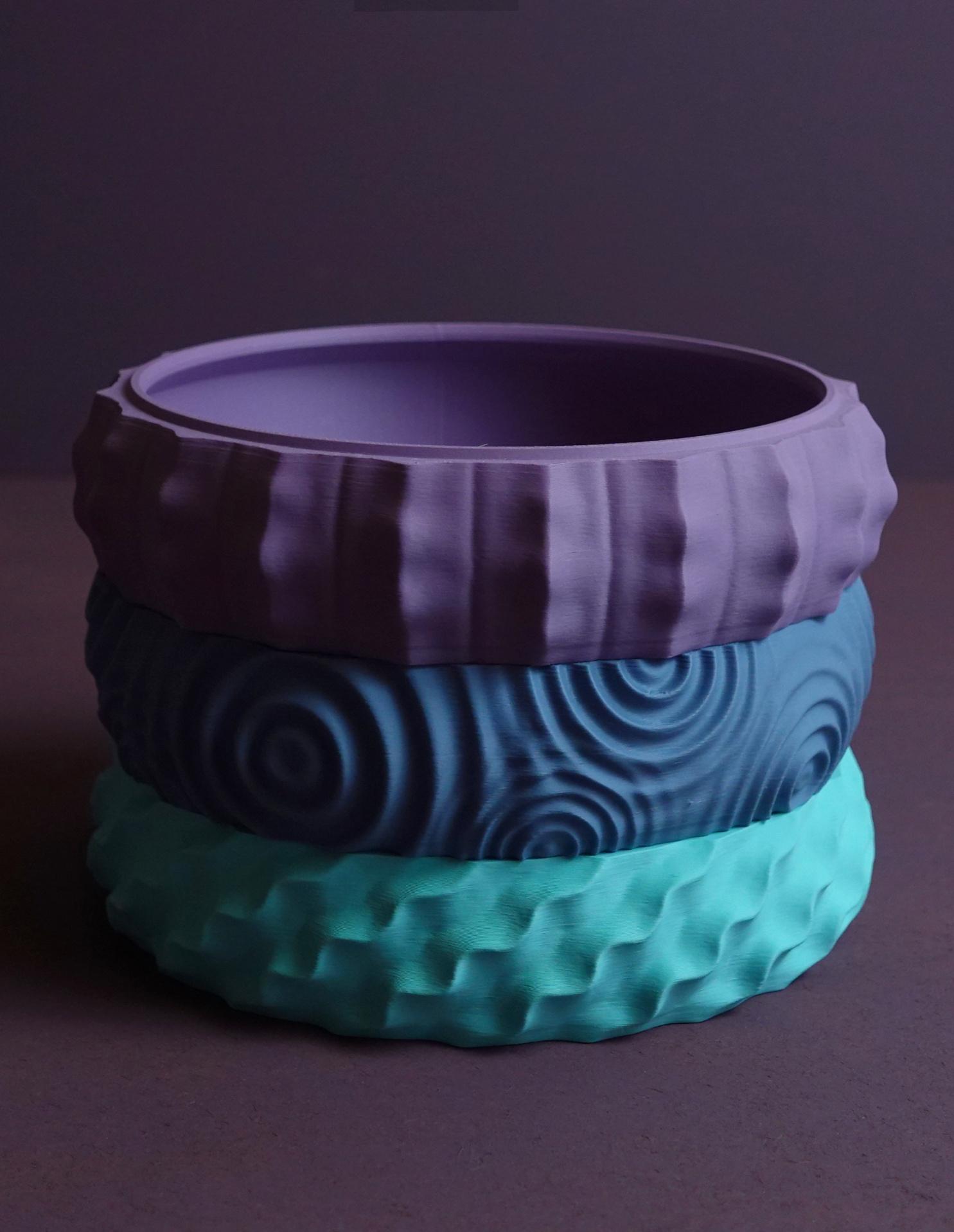 Stackable bowl bundle 3d model