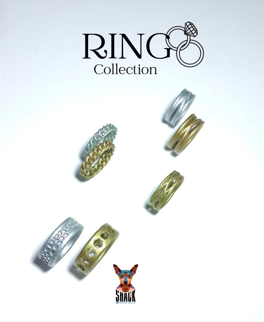 Ring Collection 3d model