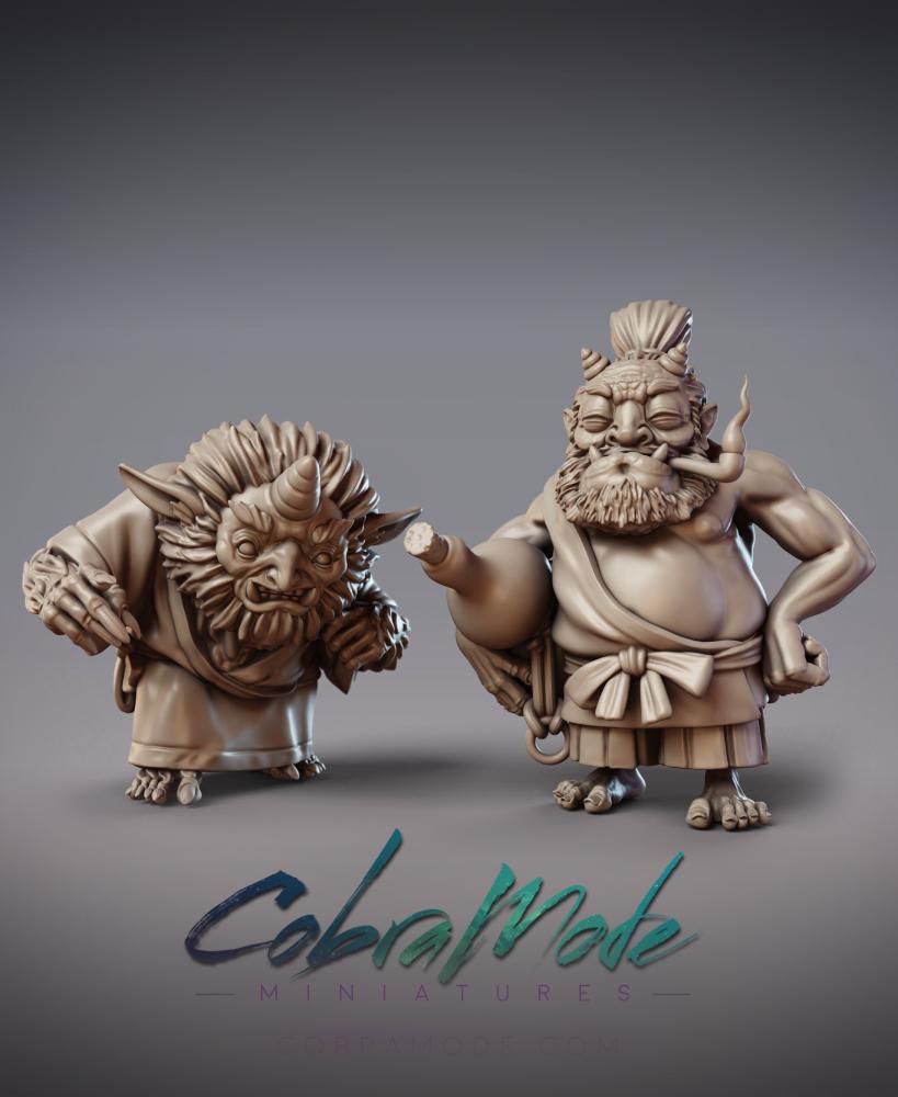 Goblin Minions - Hoju & Shukai, Oni Vassals 3d model