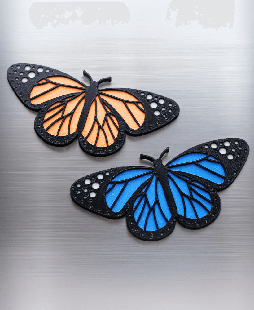 Butterfly Fridge Magnet 3d model