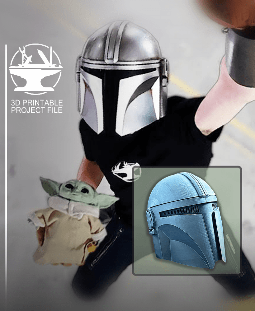 Star War's Mandalorian Helmet 3d model