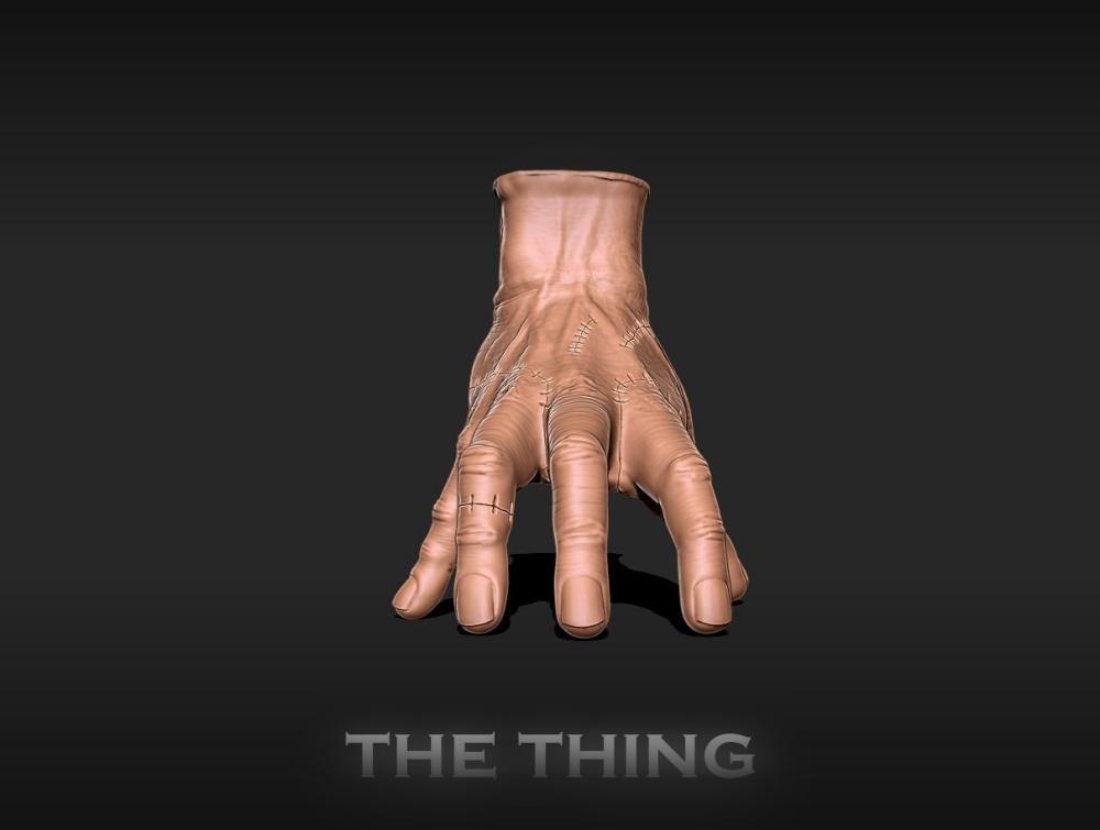 Thing - Wednesday series Free 3D print model 3d model