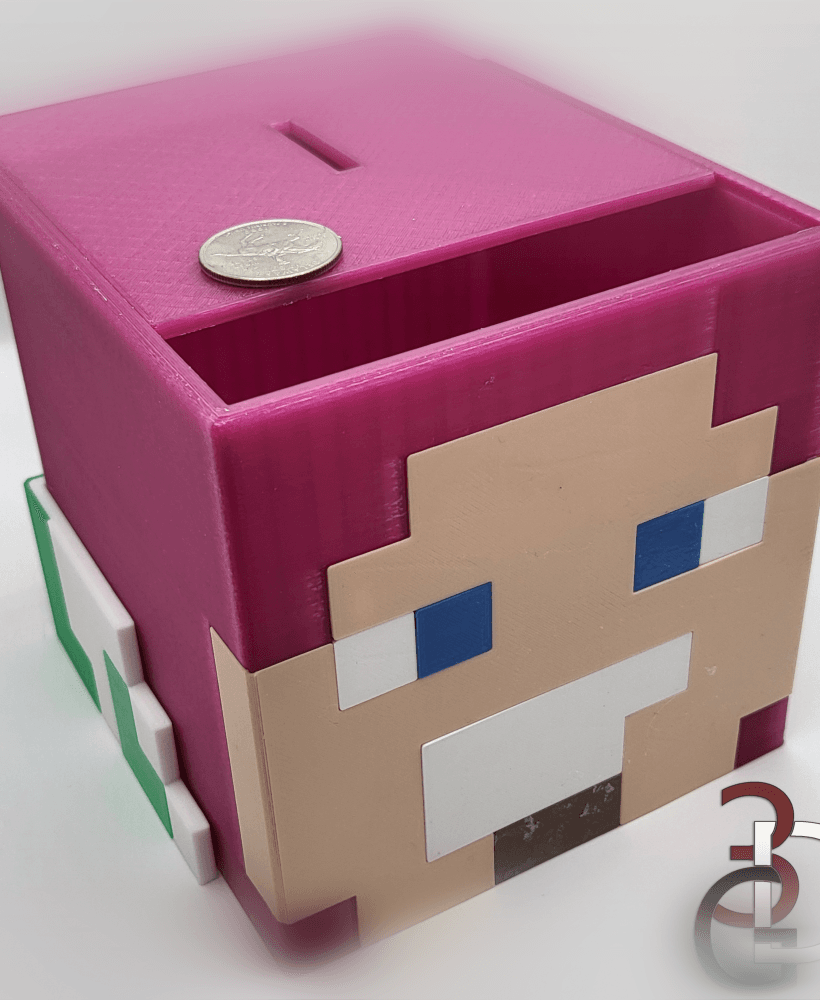 Buzz Lightyear Head Piggybank - Minecraft Theme 3d model